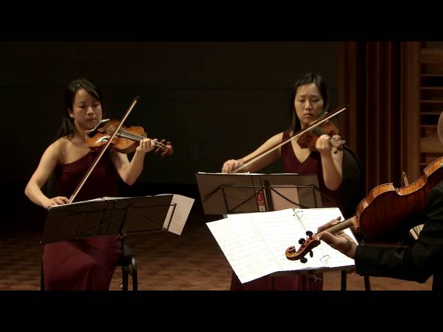 Schubert's String Quintet in C Major, performed by The Afiara Quartet with Joel Krosnick. class=