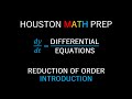 Reduction of Order Method Quiz