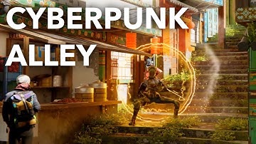 Cyberpunk Alleyway BREAKDOWN - ALLO Moving Meditations Challenge Entry