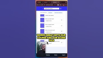 Now you can generate multiple quizzes to your courses using AI and export as SCORM file