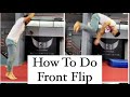 How to do front flip for beginners  tutorial by kuldeep shashi