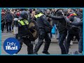 Protests in Europe: Police in Amsterdam clash with anti-lockdown protesters