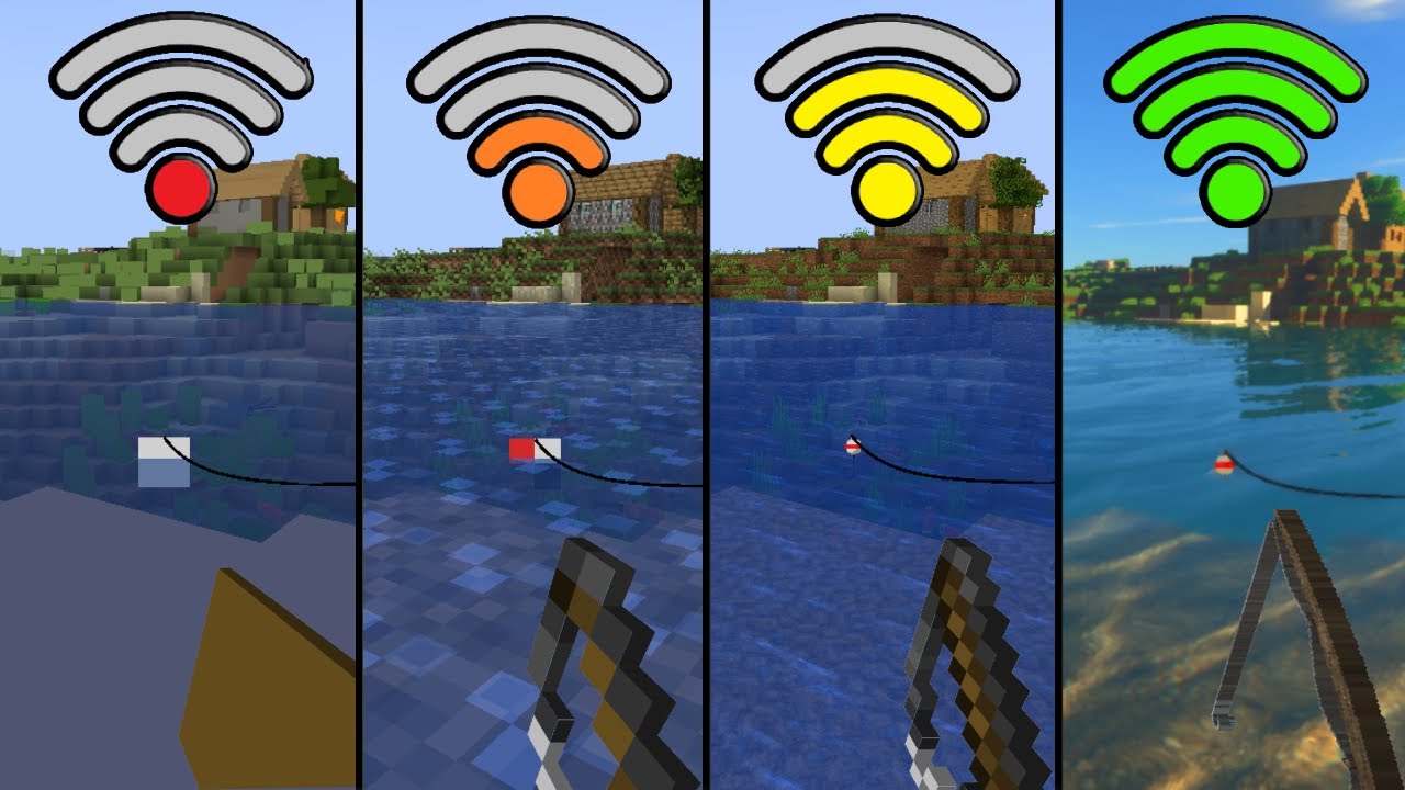 Minecraft Wi Fi Router fishing with different Wi-Fi in Minecraft - YouTube