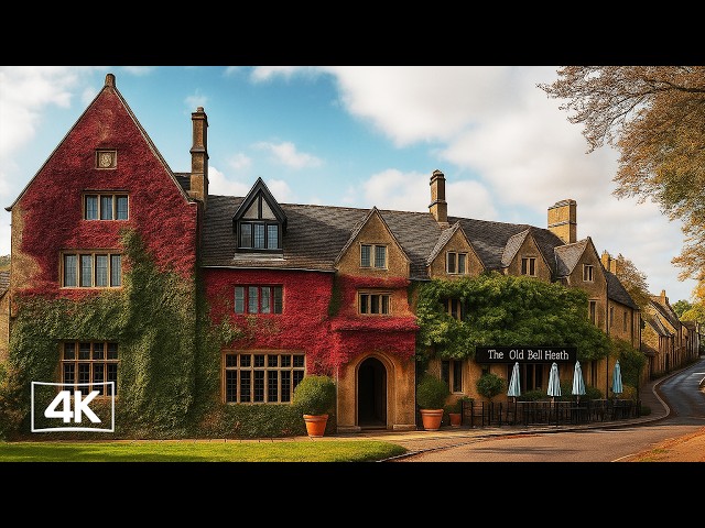 Malmesbury Village Walk - Scenic Autumn English Countryside 4K