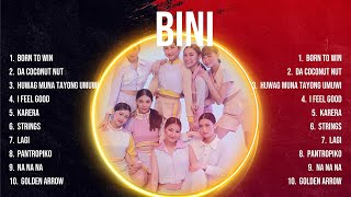 BINI Top Tracks Countdown 💚 BINI Hits 💚 BINI Music Of All Time