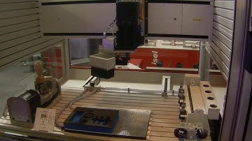 Isel Automation - EuroMod with automatic tool changer and DSH-S dual axis rotary stage