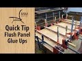 Quick Tip - Flush Panel Glue Up Quick Tip - Flush Panel Glue Up