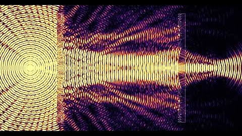 Two Fresnel lenses facing each other