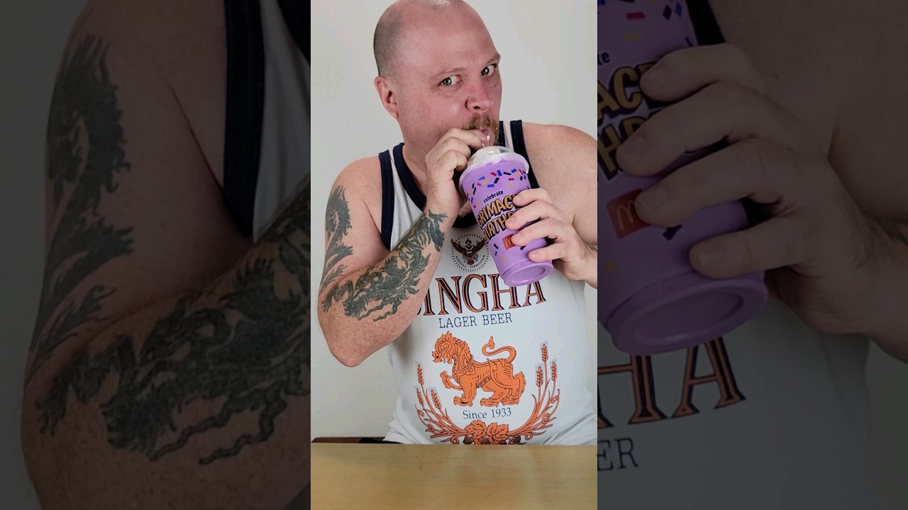 Homemade Grimace Shake