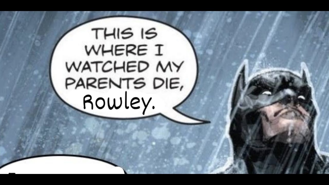 This is where I watched my parents die, Rowley