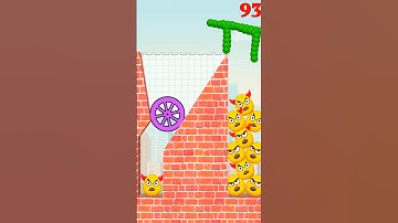 Draw To Smash logic puzzle brain game level  93  #gaming #drawing #shorts #youtubeshorts  #shortfeed