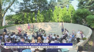 Ford's legacy honored on 112th birthday with Betty Ford wreath laying ceremony