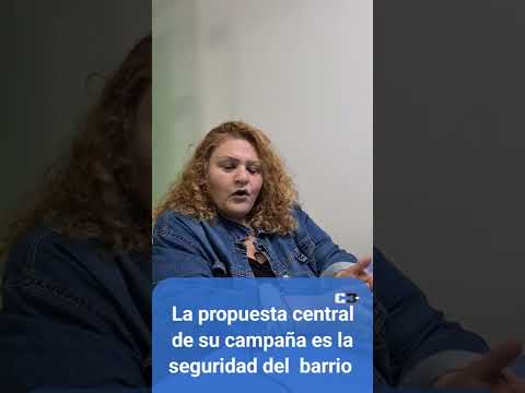 Silvana Cufré, candidata a Presidenta del barrio  Peñi Trapún