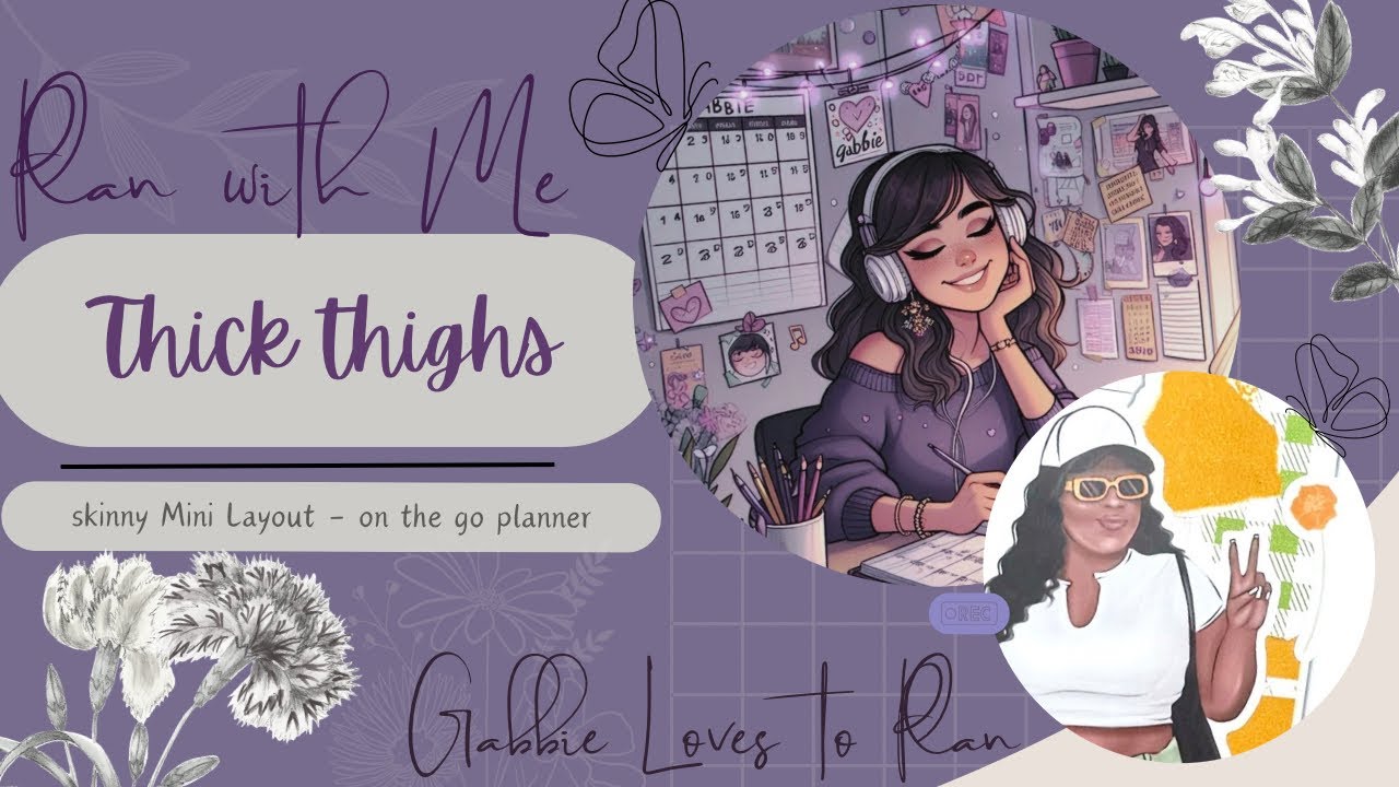 Thick thighs | plan with me | Skinny Planner 