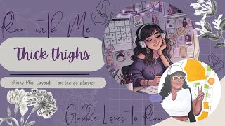 Thick thighs | plan with me | Skinny Planner