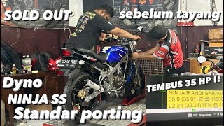 SOLD SEBELUM TAYANG , NINJA SS modal porting   upgrade knalpot tembus 35HP ??