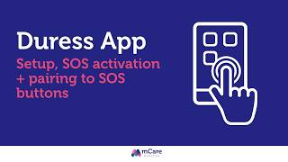 Duress App - Setup, SOS activation + pairing to SOS buttons screenshot 1