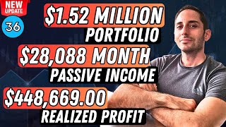 My $1.5 Million Stock Portfolio Unveiled | $28,088/Month Passive Income - Monthly UPDATE #36