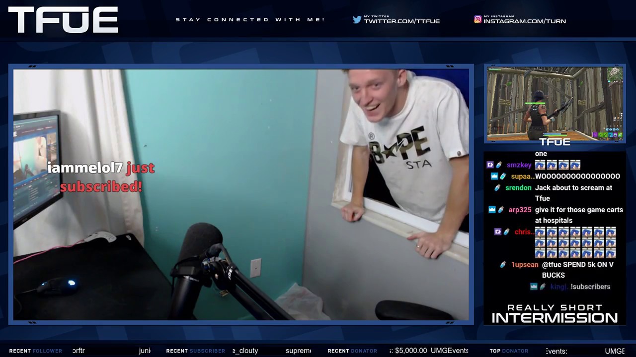 HOW FAZE TFUE CELEBRATES HIS 2ND 10K WIN IN FRIDAY FORTNITE