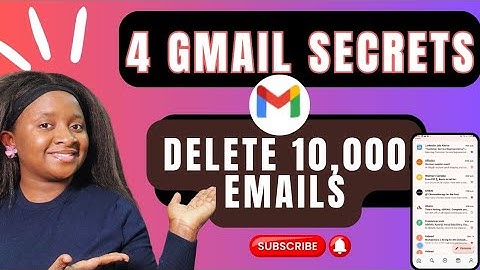 4 SIMPLE Gmail Hacks to Clean Your Inbox FAST (on Phone) 