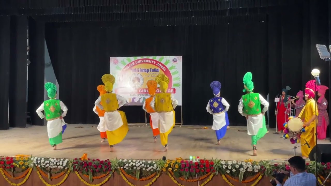 Bhangra Winners Guru Nanak College Killianwali | Youth Festival 2023 Badal | #puchd #gnckillianwali