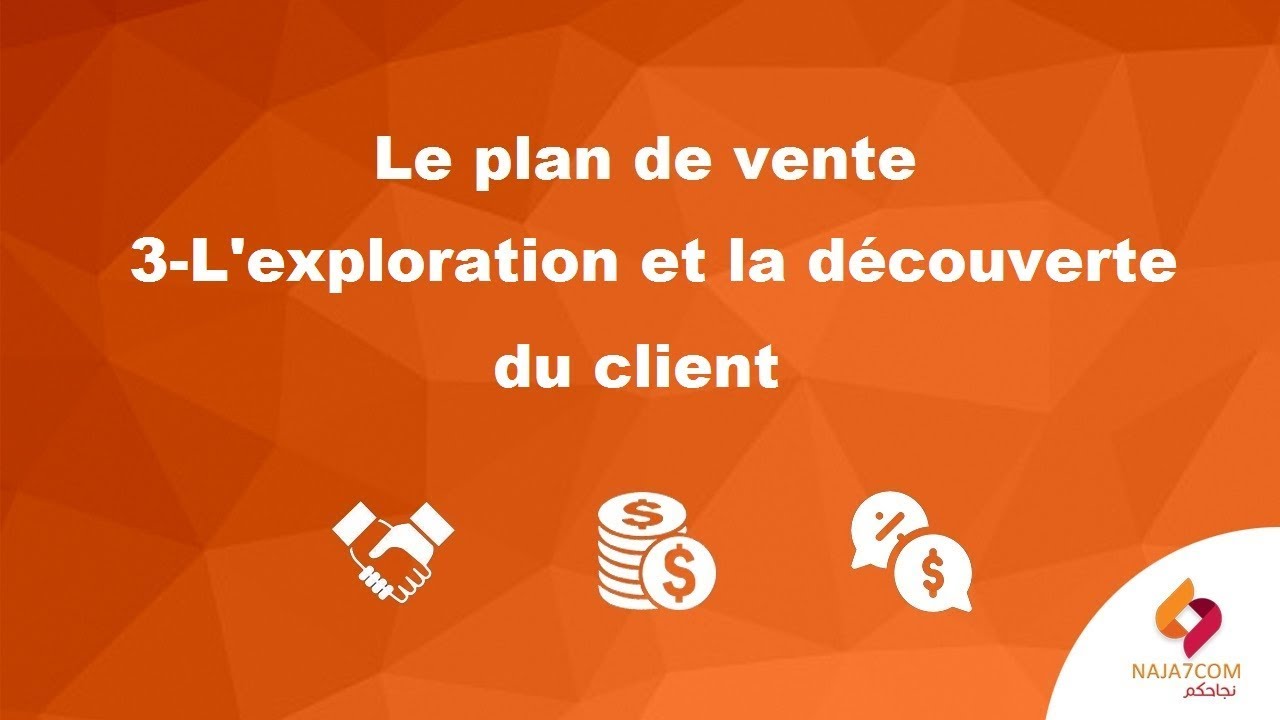 Le plan de vente : l'exploration et la découverte du client