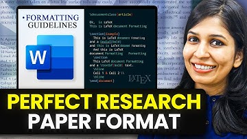 Research Paper Formatting Guide + FREE Templates (Word & LaTeX)