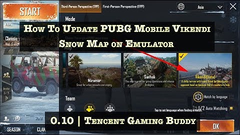 How To Update PUBG Mobile Vikendi Snow Map on Emulator | 0.10 | Tencent Gaming Buddy