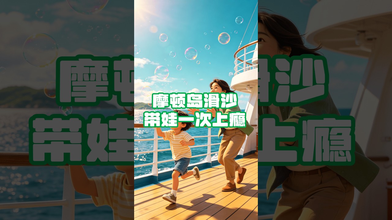 【亲子游轮】带娃坐游轮去滑沙？摩顿岛一次性玩个够 | Kids on a Cruise to Sand Slide? Moreton Island Full Send!