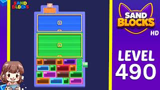 Sand Blocks Level 490 Solution Walkthrough