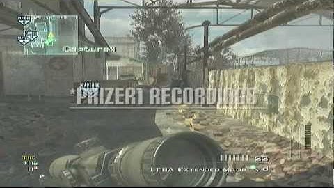 MW3 - TRIPLE KILL L118A SNIPER ZzBonezZ 1ST BLOOD ON FALLEN