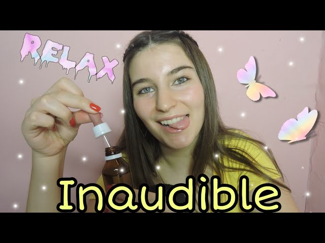 ASMR/INAUDIBLE SUPER RELAJANTE PARA DORMIR😴