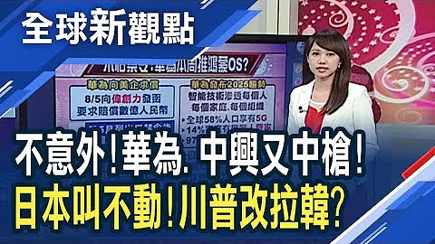 说好的解禁呢？川普下令禁止采购华为等5家中国企业电信设备！鸿蒙系统即将亮相？中美8月视讯会议？美国组东北亚阵线 日本变心 韩国讨欢心│主播 王嬿婷│全球新观点20190808 - 天天要闻