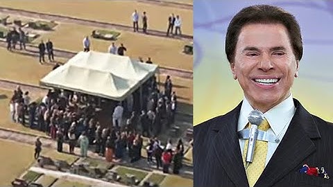 AMIGOS E FAMILIARES VÃO AO ENTERRO DE SILVIO SANTOS