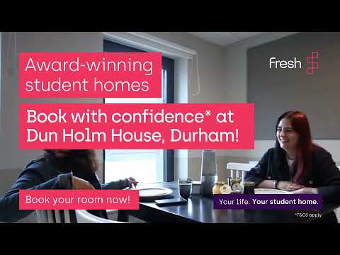 Award-winning Student Homes. Book now for September at Dun Holm House Durham!