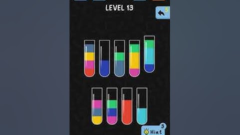 Water Color Sort - level 13 || Android Gameplay