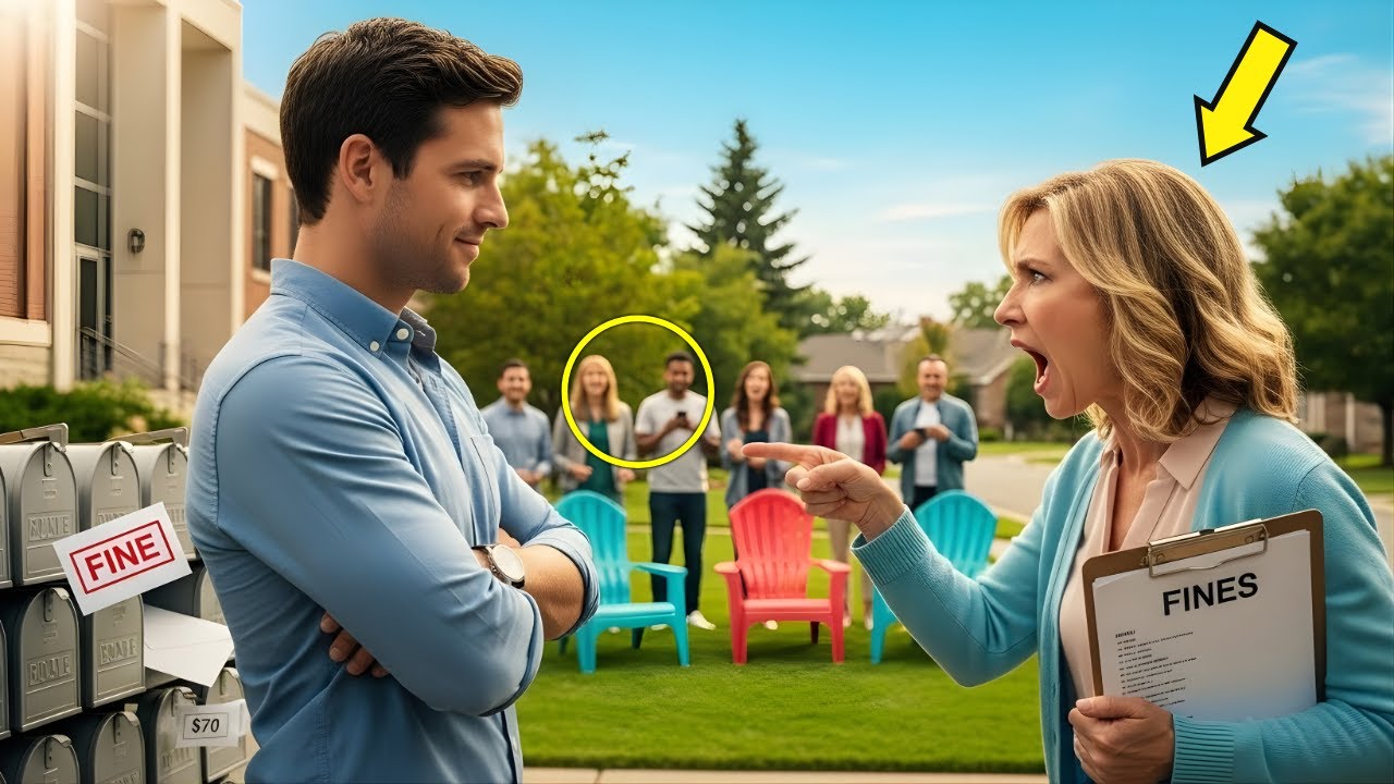 HOA—Karen fined every neighbor $70 for lawn chairs… it backfired in court
