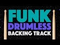 Funk drumless play along for drums