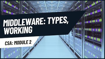 Middleware | CST426 | CSA MODULE 2 | KTU | Anna Thomas | SJCET