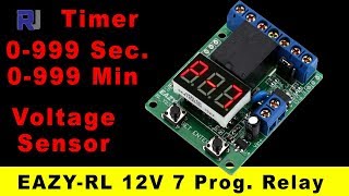 EAZY-RL 12V Voltage Control /Delay Switch /OverVoltage /Under Voltage Protection Module Arduino