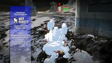 NEW BOT PROTOTYPE with DASH - War Robots Test Server v 2.6.0 (190) - 11