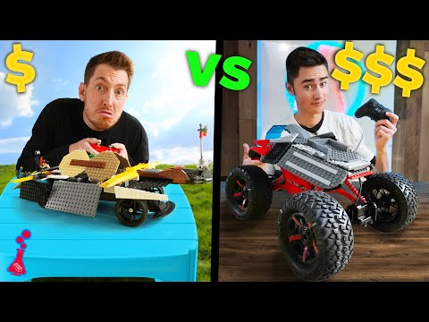 Cheap vs Expensive LEGO RC Car Budget Challenge *ft MoreJStu*