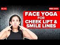 Day 30 of 30 Day Face Yoga Challenge – Cheek Lift & Smile Lines – One Earth One Health – IDY 2025