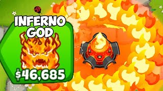 Today We Unlock the INFERNO GOD! BTD6 Chimps