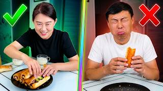 😋😂Funny Husband and Wife Eating Show: Epic Food Battle! 🤣😂 #funnyvideo #vlog34
