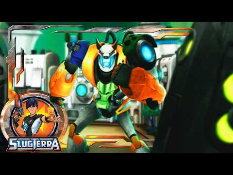 Robot Army Attack! Can Eli Beat the Machines? | Slugterra - WildBrain | Kids Shows