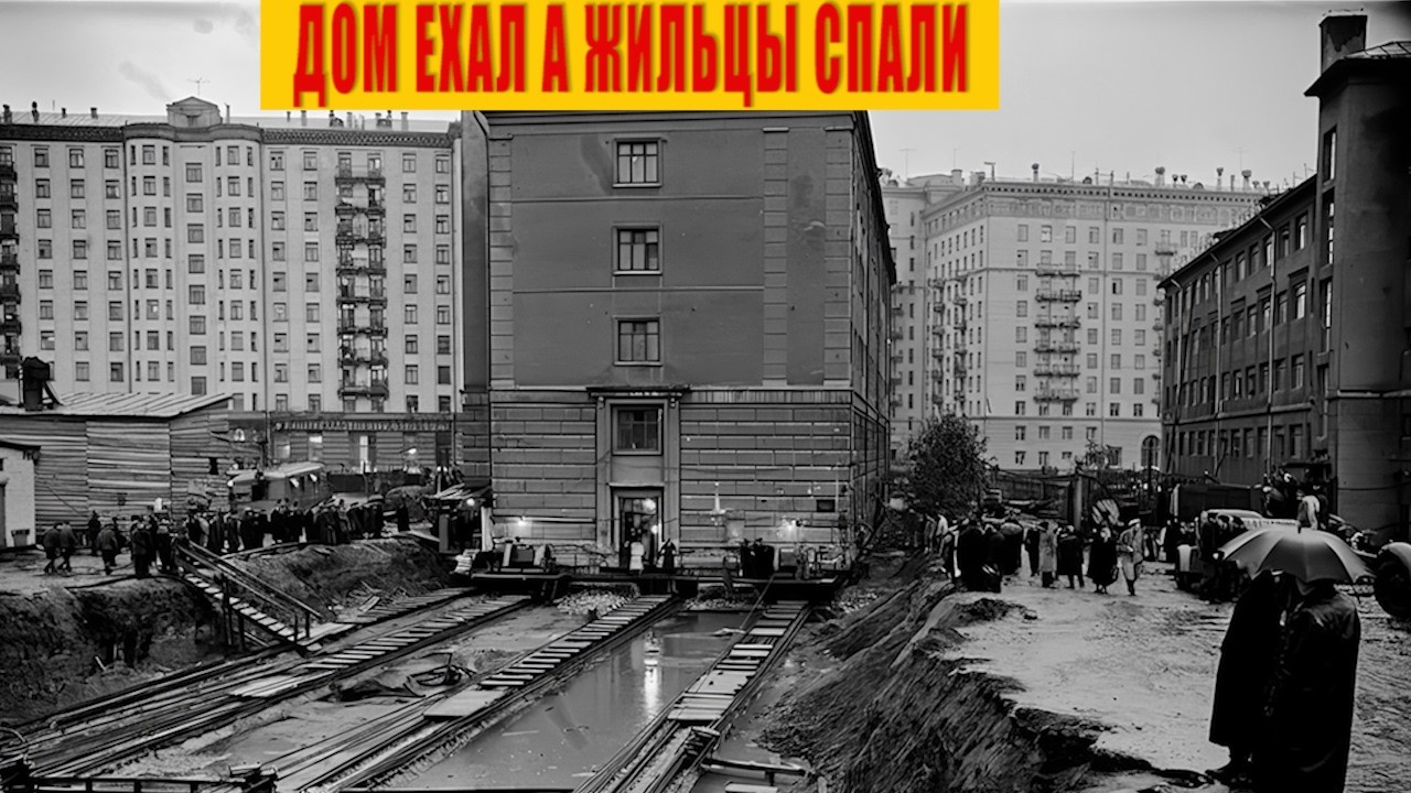 Зачем в СССР передвигали Целые Дома вместе с Жильцами?Ночью,пока те спали