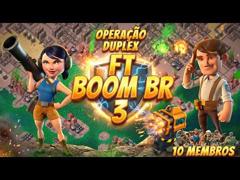 OPERAÇÃO DUPLEX (Ao Vivo) | Boom Beach | FT - BOOM BR 3 - 10 MEMBROS