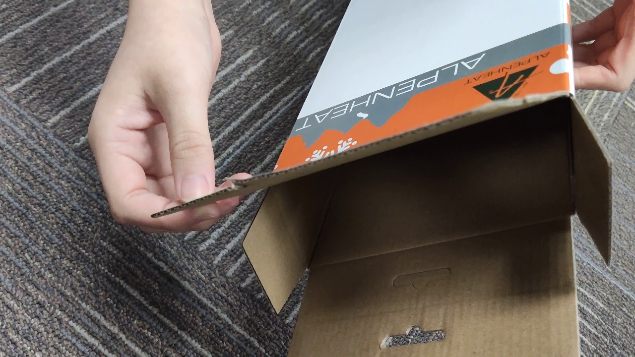 4C offset printing matt lamination corrugated carton box