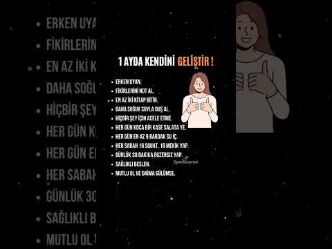 1 Ayda Kendini Geliştir..!